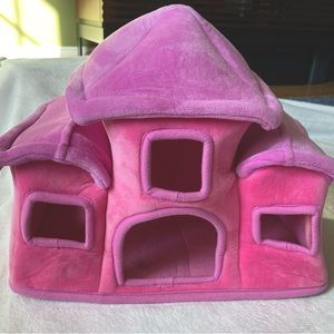 Justice Pet Shop pink castle house
